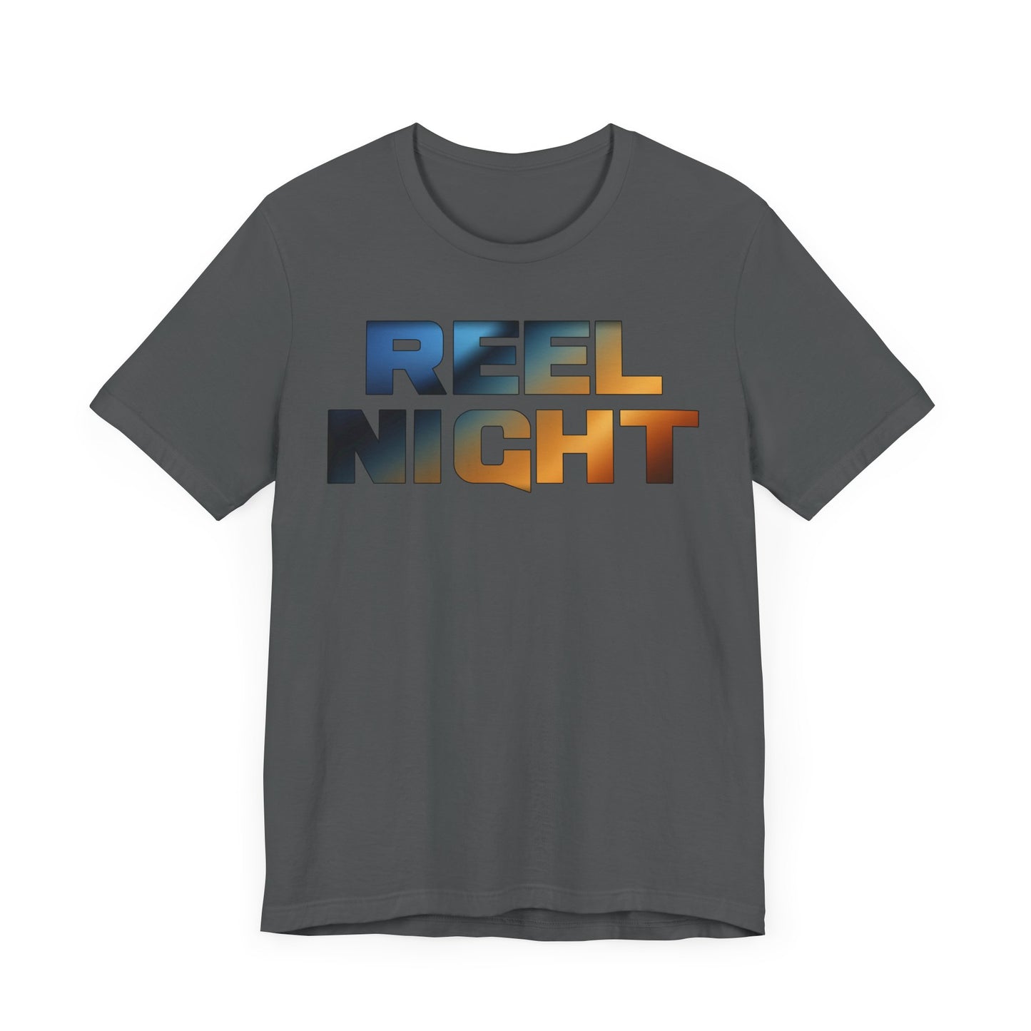 Teal and Orange REEL NIGHT Tee