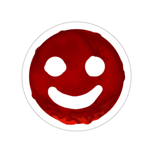 Blood Smiley Face Sticker